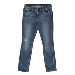 Rock & Republic Denim RX Fixx Skinny Jeans Womens Size 14 Stretch Blue Mid Rise